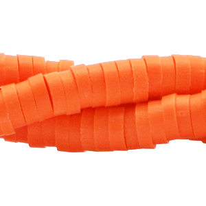 Katsuki 4mm warm orange, volle string ca 380 stuks